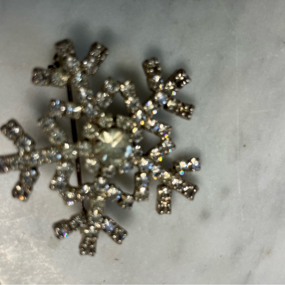 Vintage Signed Original Eisenberg ICE Snowflake Brooch - Picture 3 of 4